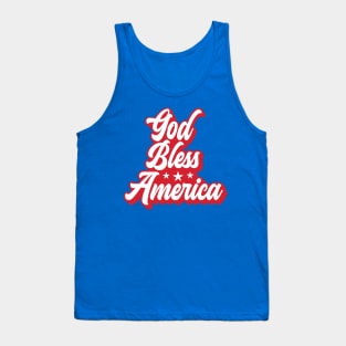 God Bless America - Red Tank Top